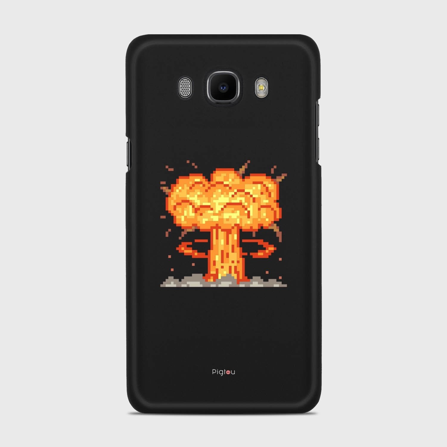 ATOMIC BOMB Samsung Galaxy J7 (2016) case - thin fit matte black (D124)