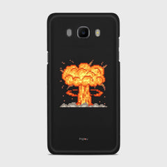 ATOMIC BOMB Samsung Galaxy J7 (2016) case - thin fit matte black (D124)