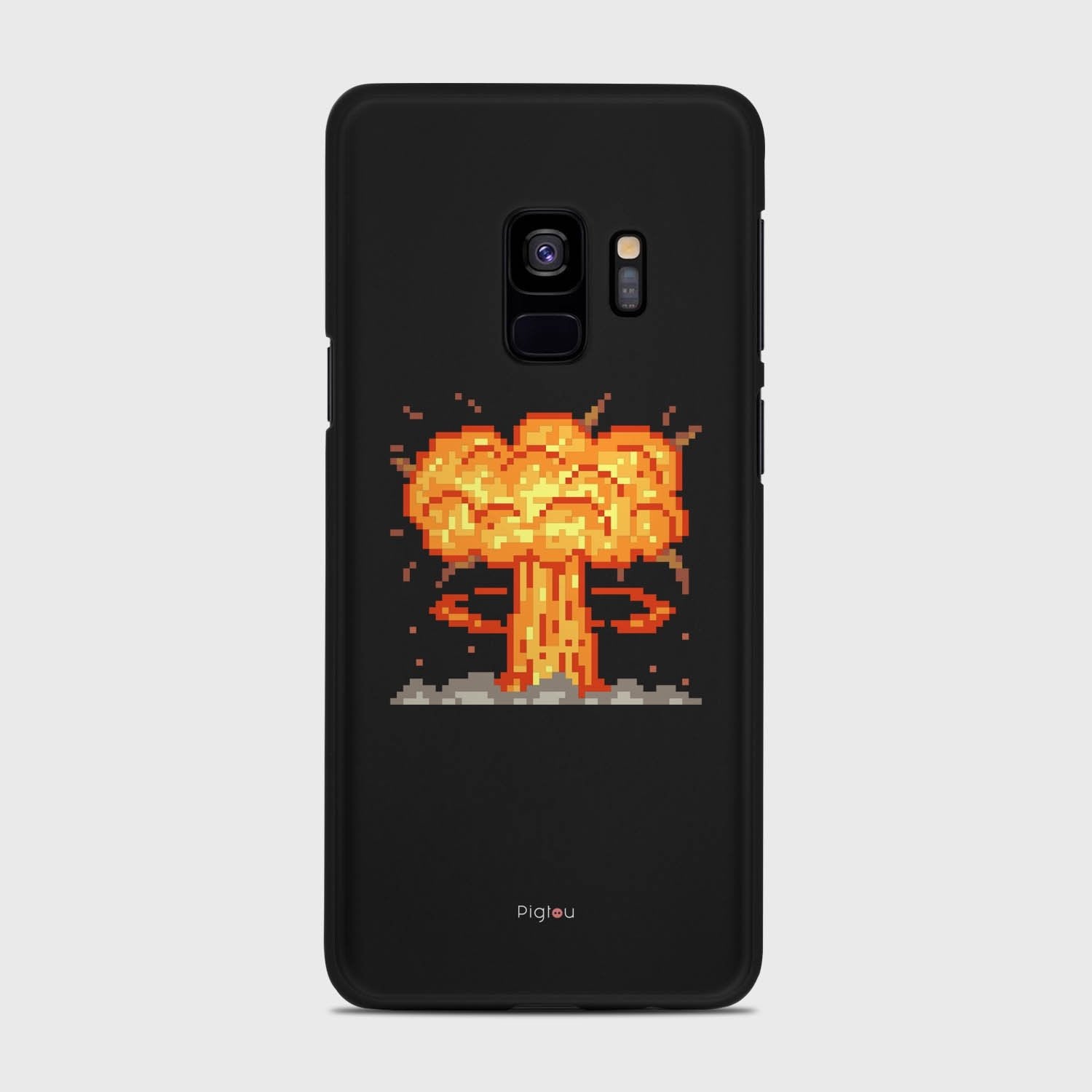 ATOMIC BOMB Samsung Galaxy S9 case - thin fit matte black (D124)
