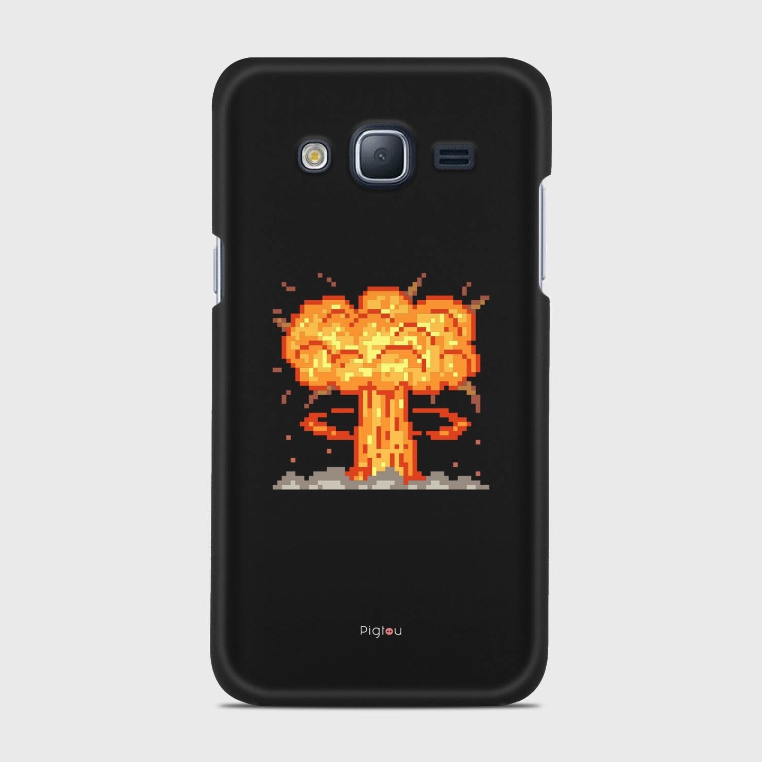 ATOMIC BOMB Samsung Galaxy J3 (2016) case - thin fit matte black (D124)