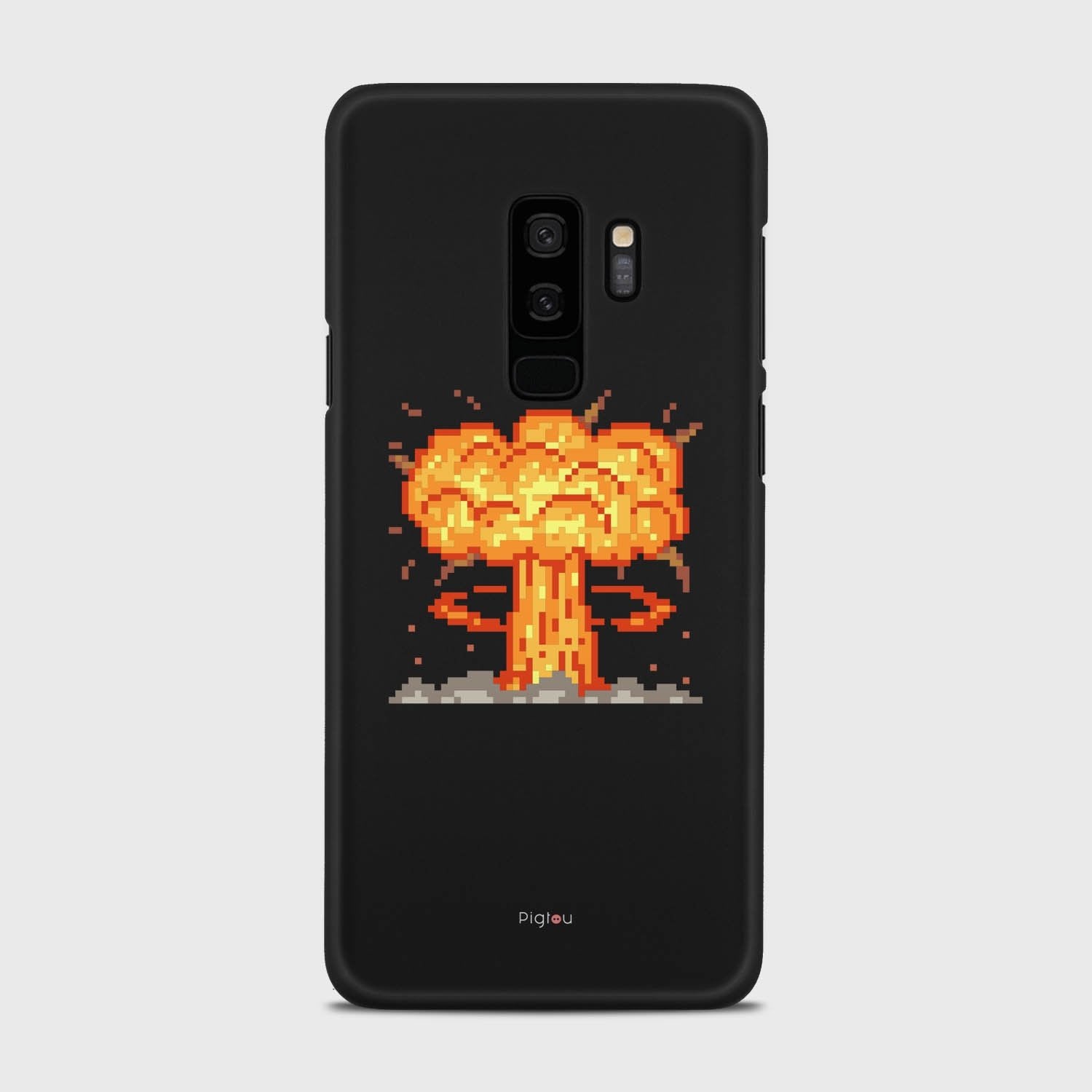ATOMIC BOMB Samsung Galaxy S9 Plus case - thin fit matte black (D124)