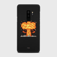 ATOMIC BOMB Samsung Galaxy S9 Plus case - thin fit matte black (D124)