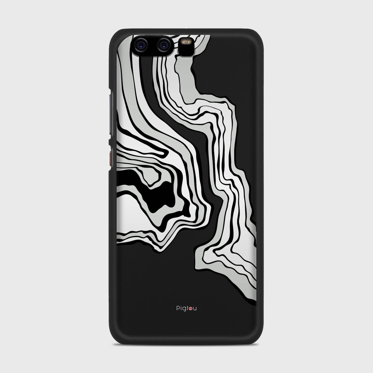 ABSTRACT Huawei P10 case - thin fit matte black (D125)