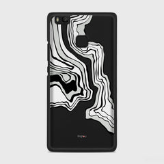 ABSTRACT Huawei P9 Lite case - thin fit matte black (D125)