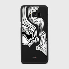 ABSTRACT Samsung Galaxy S8 case - thin fit matte black (D125)