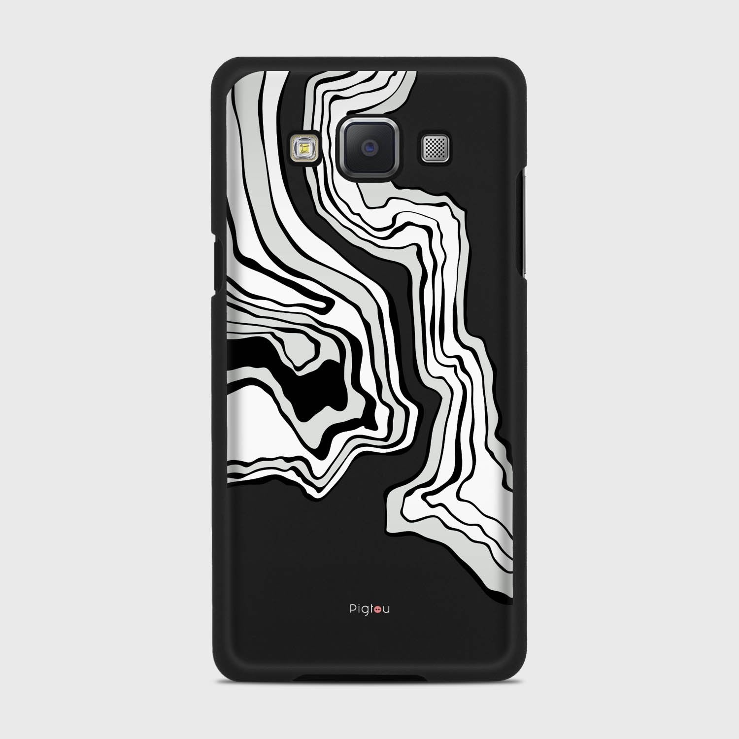ABSTRACT Samsung Galaxy A5 (2015) case - thin fit matte black (D125)
