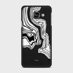 ABSTRACT Samsung Galaxy A3 (2016) case - thin fit matte black (D125)
