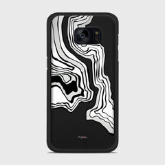 ABSTRACT Samsung Galaxy S7 case - thin fit matte black (D125)