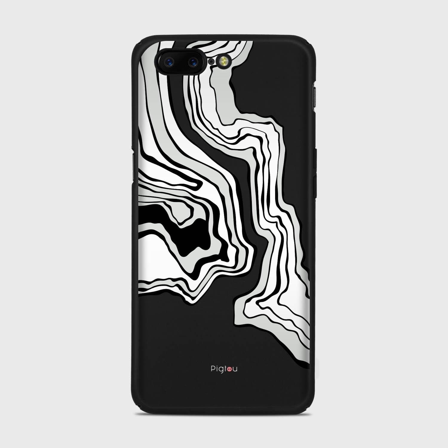 ABSTRACT Samsung Galaxy A3 (2015) case - thin fit matte black (D125)