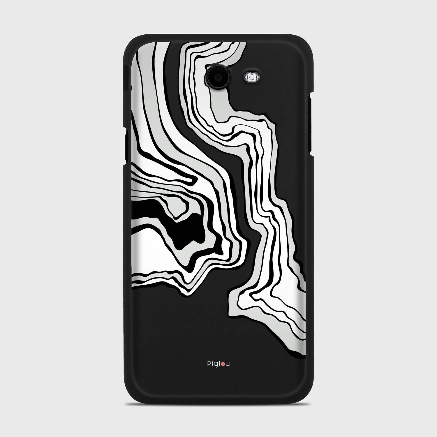 ABSTRACT Samsung Galaxy J7 (2017) Verizon case - thin fit matte black (D125)