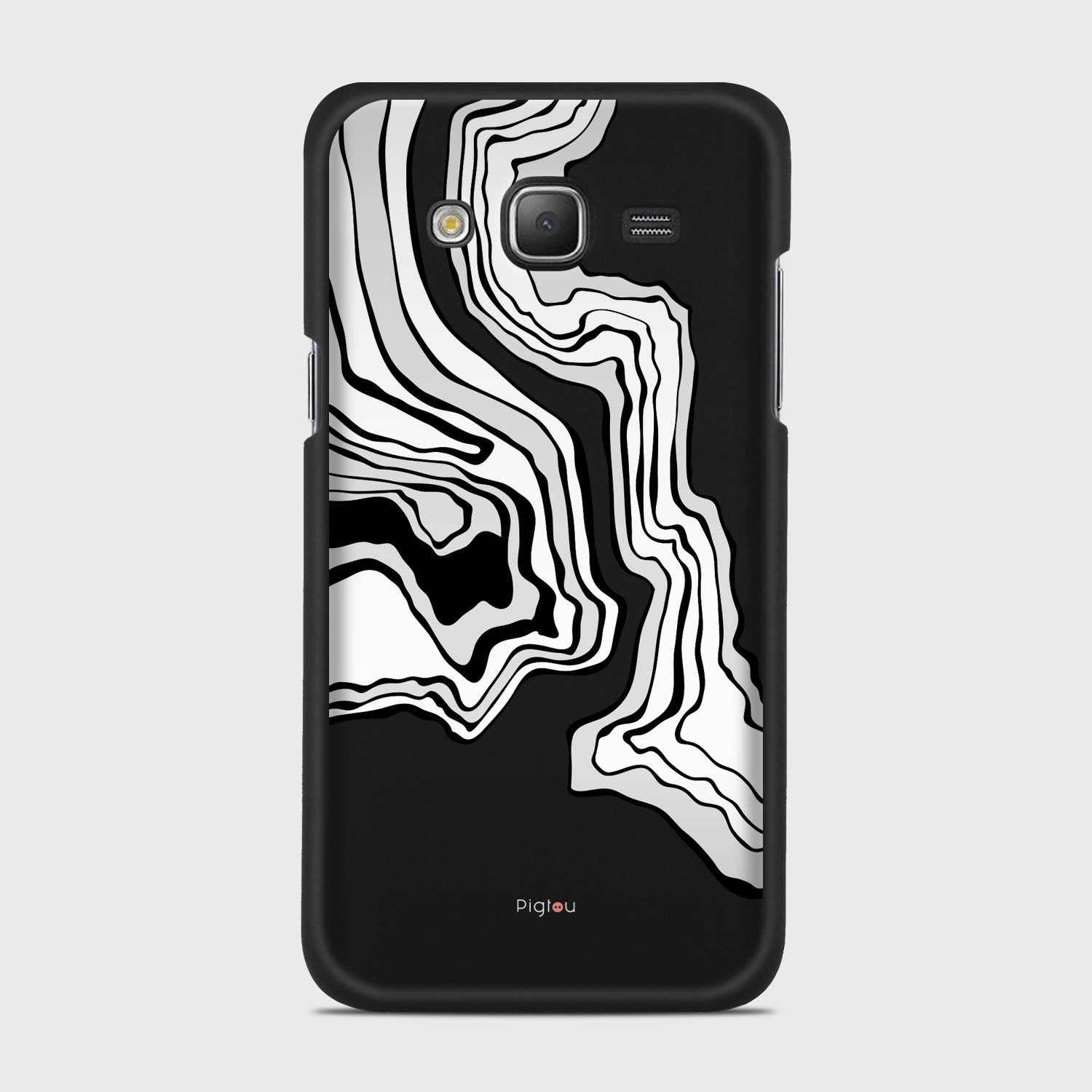 ABSTRACT Samsung Galaxy J5 (2015) case - thin fit matte black (D125)
