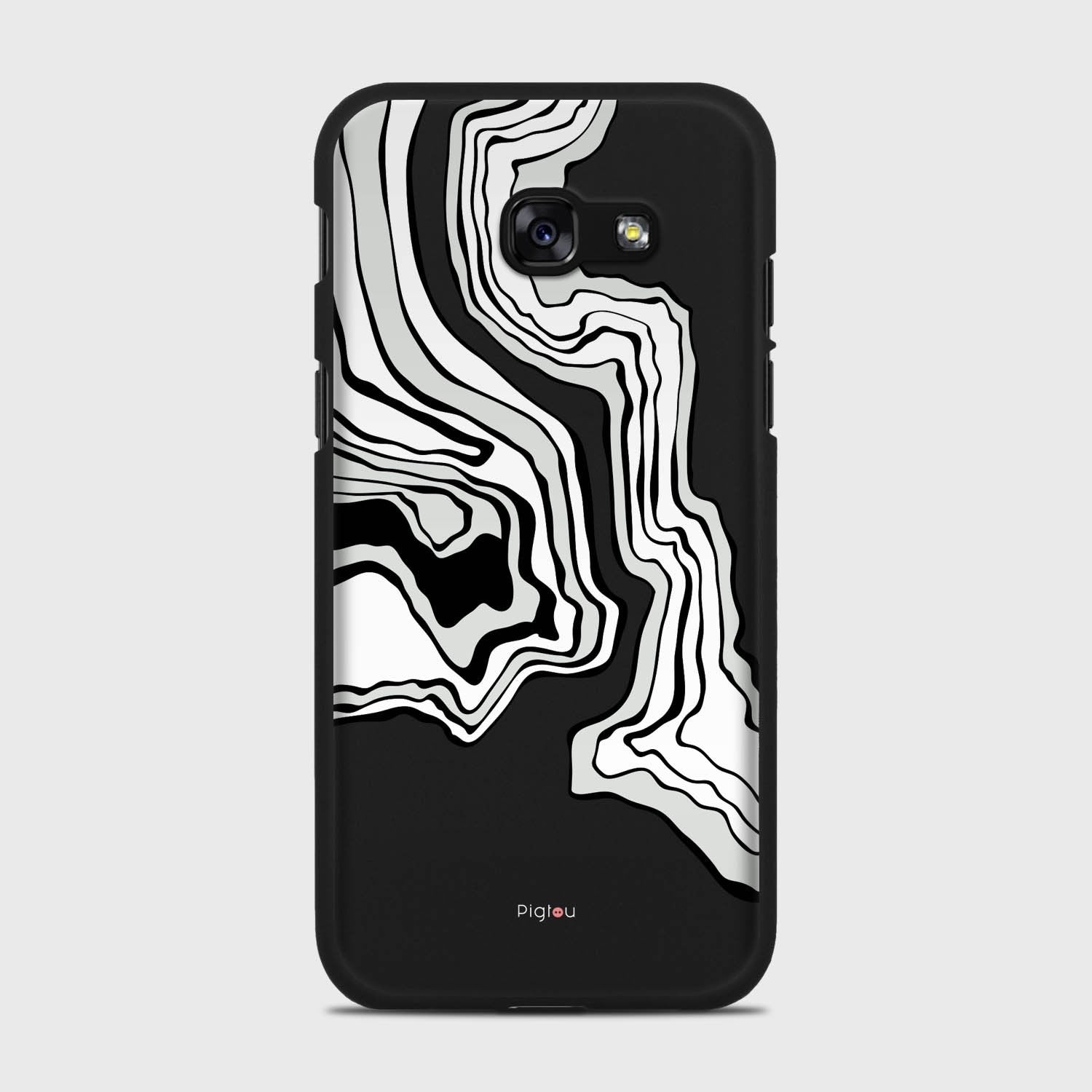 ABSTRACT Samsung Galaxy A5 (2017) case - thin fit matte black (D125)