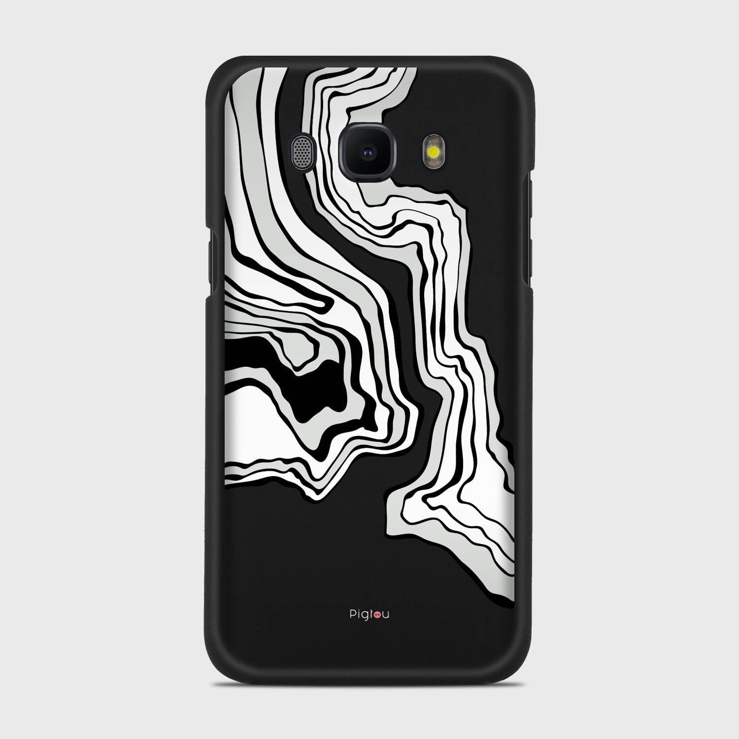 ABSTRACT Samsung Galaxy J5 (2016) case - thin fit matte black (D125)