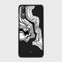 ABSTRACT Huawei P20 case - thin fit matte black (D125)