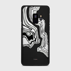 ABSTRACT Samsung Galaxy S9 case - thin fit matte black (D125)