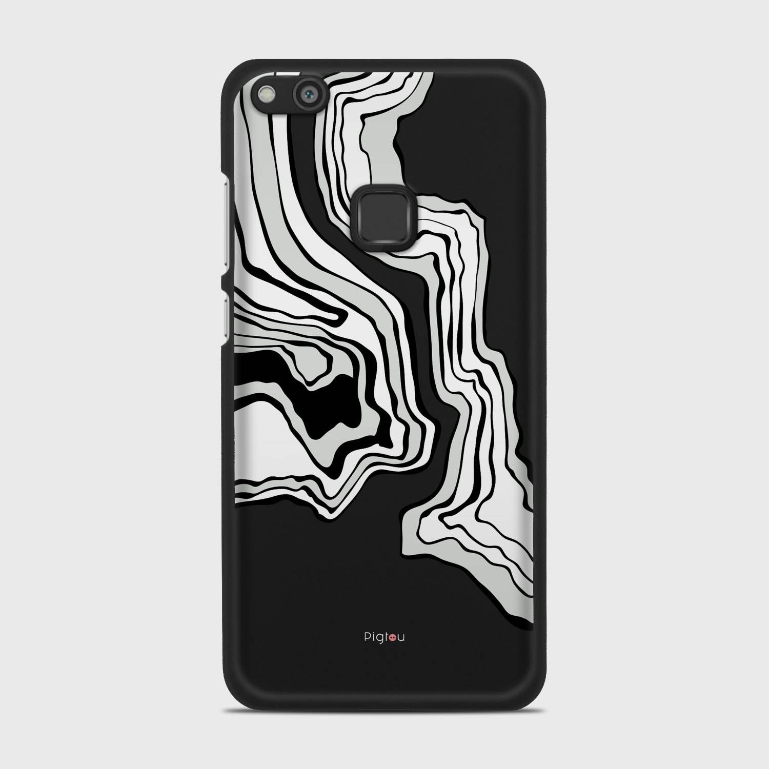 ABSTRACT Huawei P10 Lite case - thin fit matte black (D125)