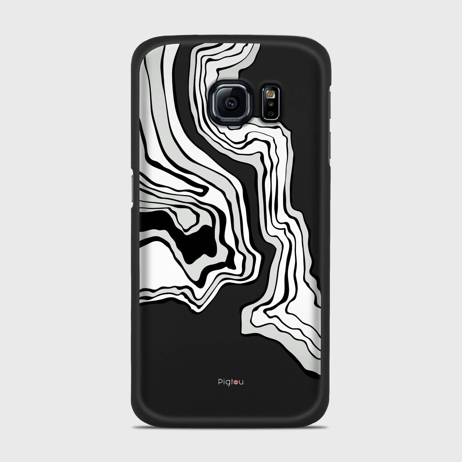 ABSTRACT Samsung Galaxy S6 Edge case - thin fit matte black (D125)