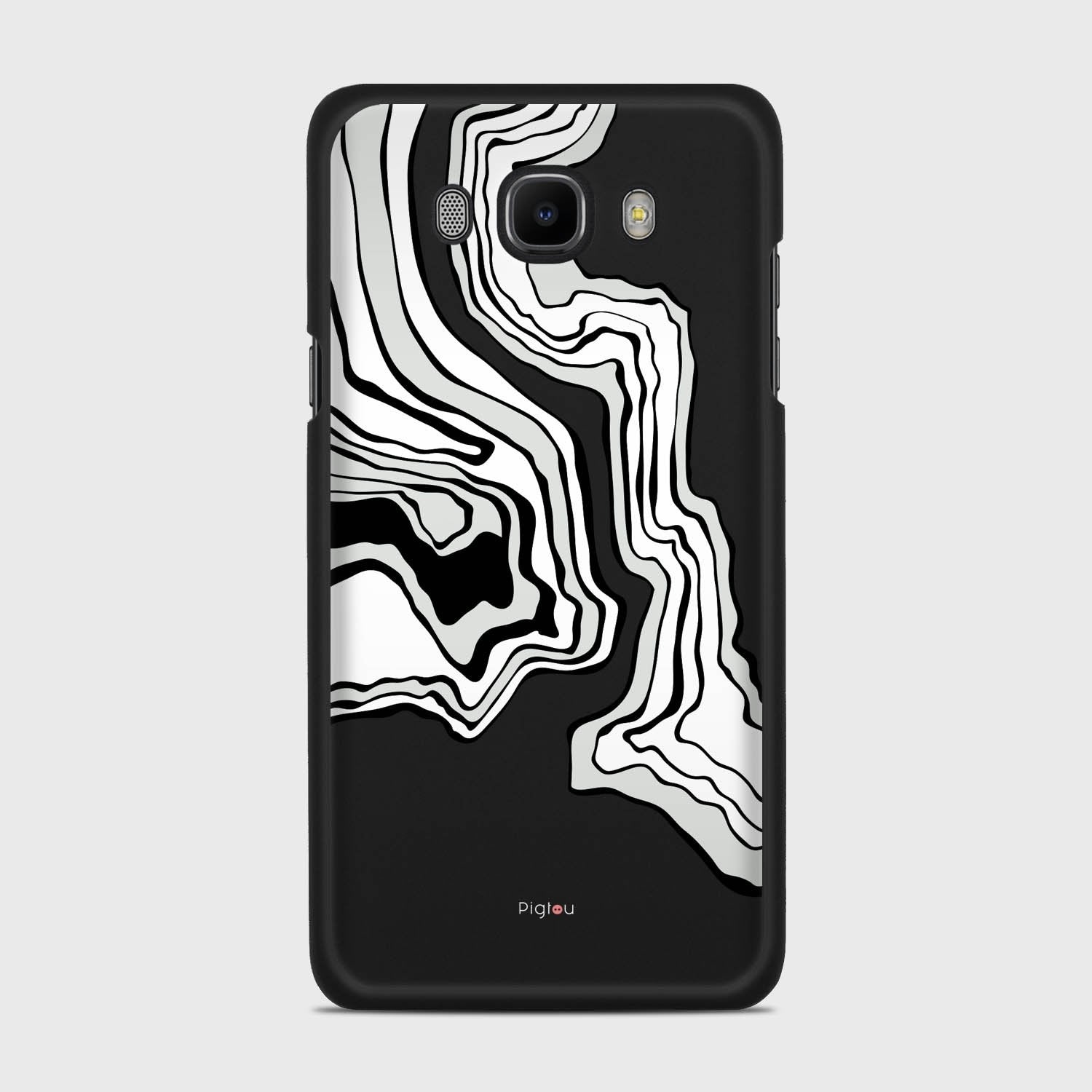 ABSTRACT Samsung Galaxy J7 (2016) case - thin fit matte black (D125)