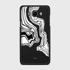 ABSTRACT Samsung Galaxy J7 (2016) case - thin fit matte black (D125)