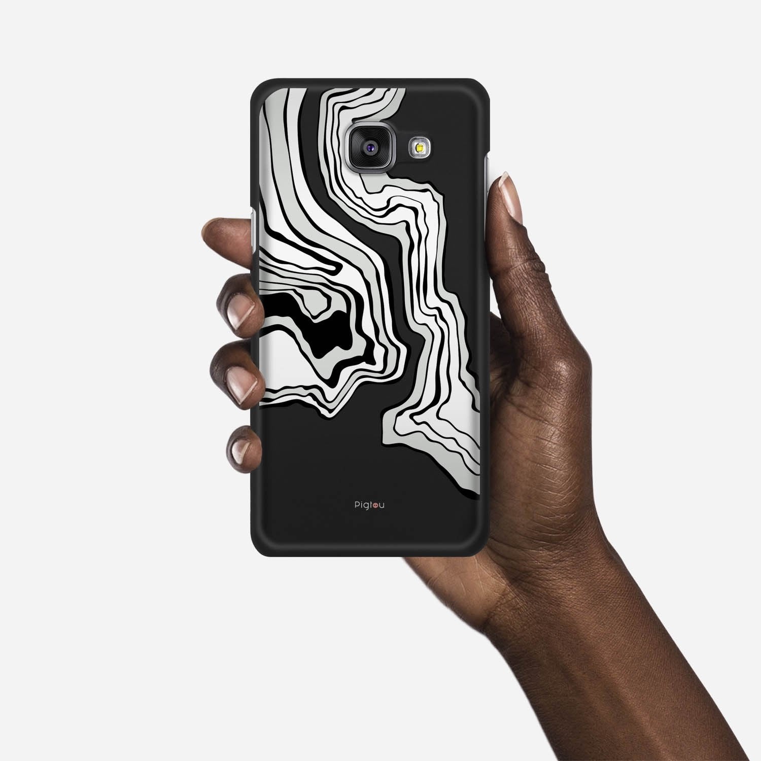 ABSTRACT Samsung Galaxy A5 (2016) case - thin fit matte black (D125)