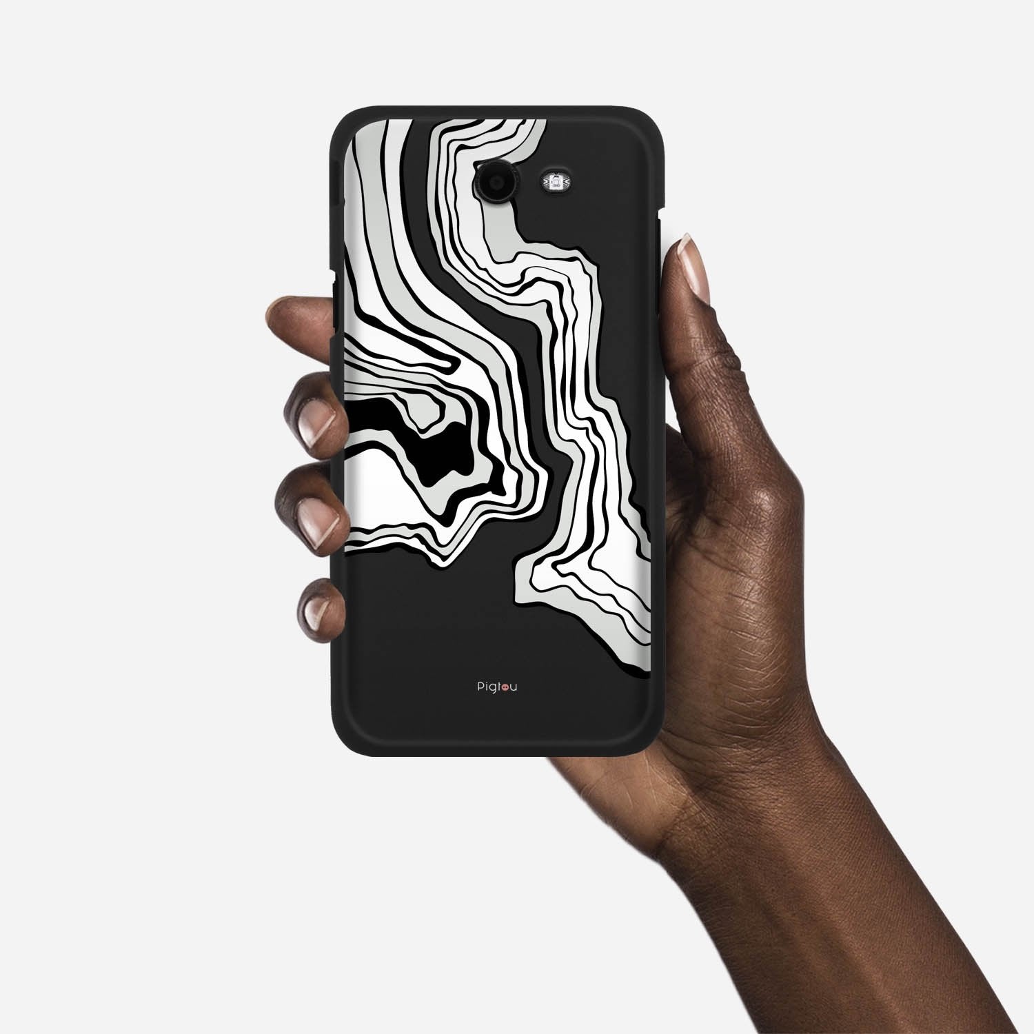 ABSTRACT Samsung Galaxy J7 (2017) Verizon case - thin fit matte black (D125)