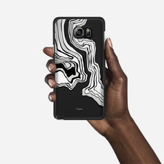 ABSTRACT Samsung Galaxy Note 5 case - thin fit matte black (D125)