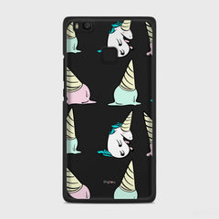 UNICORN Huawei P9 Lite case - thin fit matte black (D126)