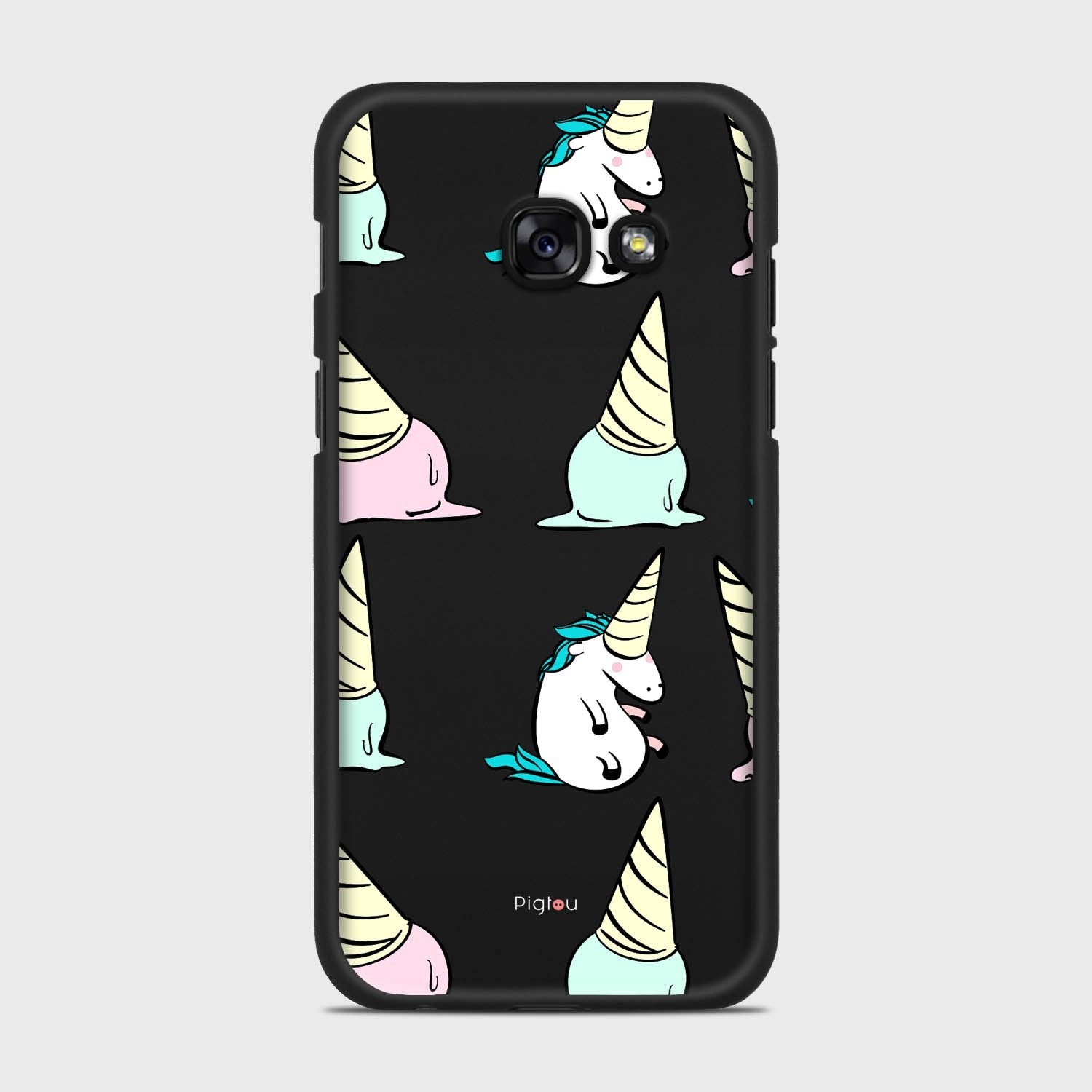 UNICORN Samsung Galaxy A3 (2017) case - thin fit matte black (D126)