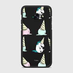 UNICORN Samsung Galaxy A3 (2017) case - thin fit matte black (D126)