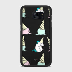 UNICORN Samsung Galaxy S7 case - thin fit matte black (D126)