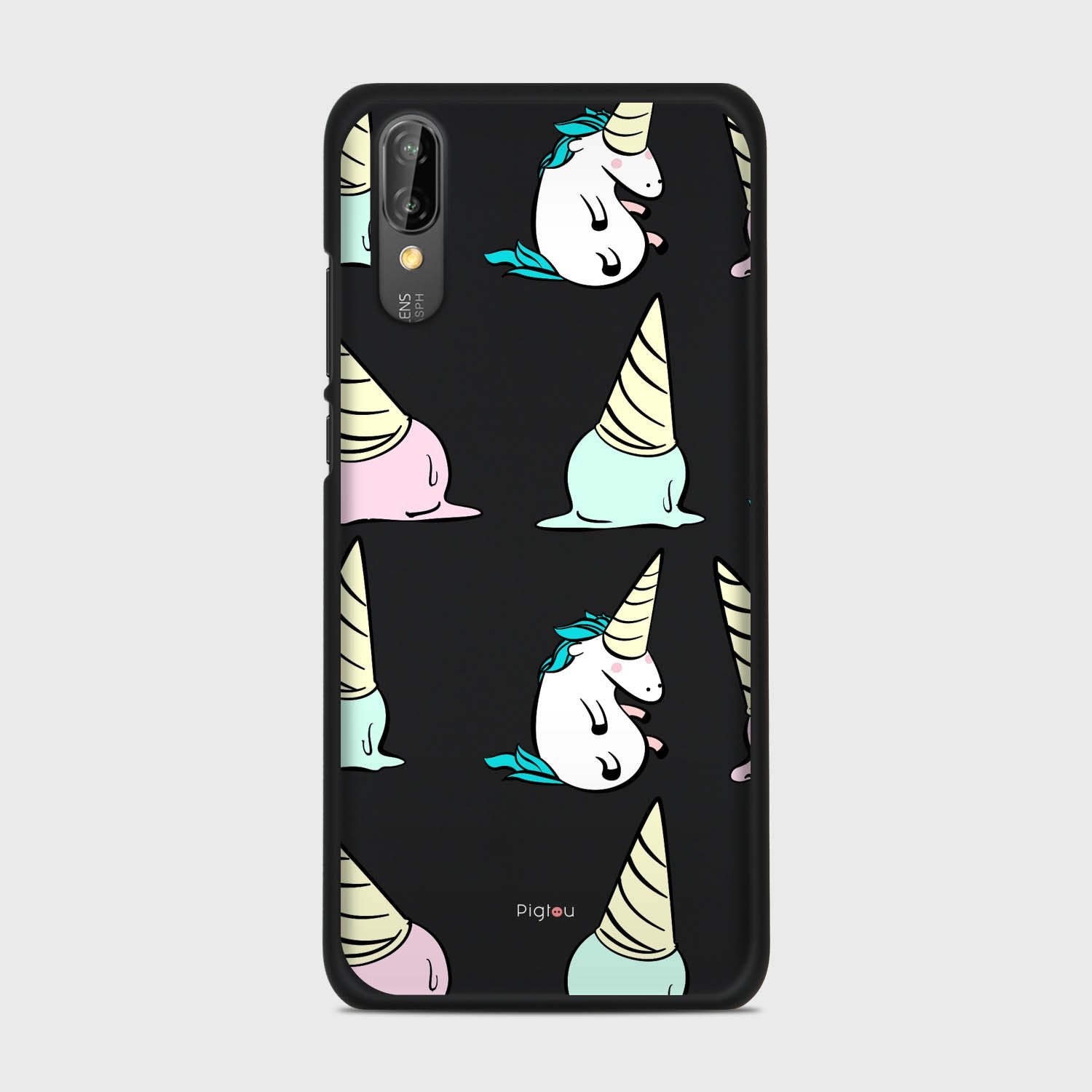 UNICORN Huawei P20 case - thin fit matte black (D126)