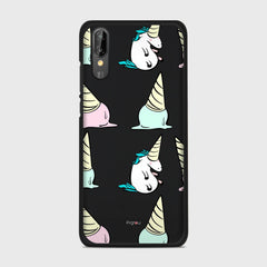 UNICORN Huawei P20 case - thin fit matte black (D126)