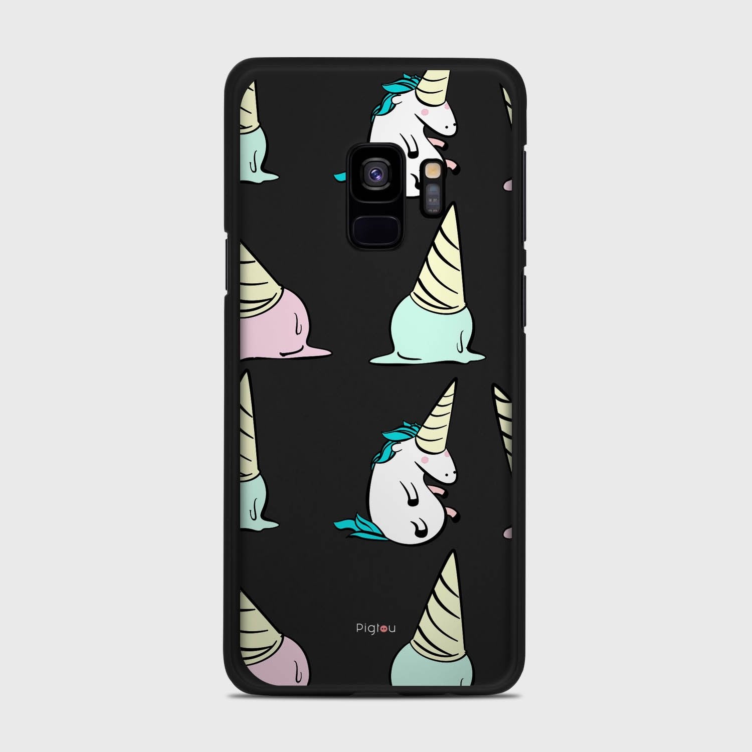 UNICORN Samsung Galaxy S9 case - thin fit matte black (D126)
