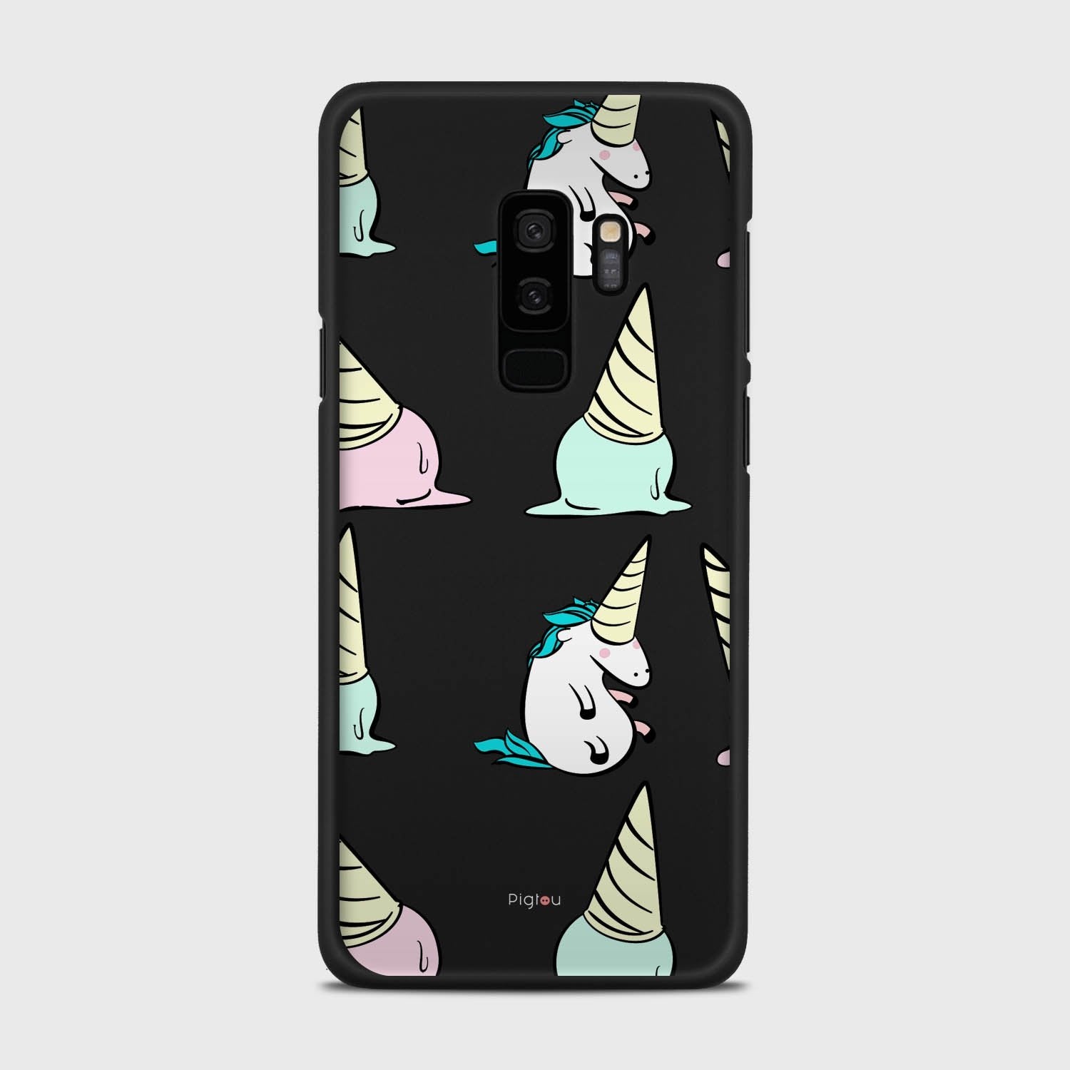 UNICORN Samsung Galaxy S9 Plus case - thin fit matte black (D126)