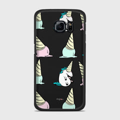 UNICORN Samsung Galaxy S6 Edge case - thin fit matte black (D126)