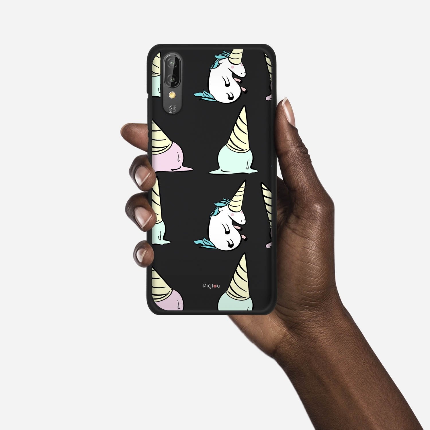 UNICORN Huawei P20 case - thin fit matte black (D126)