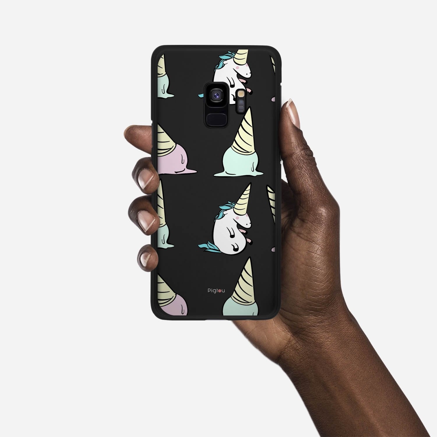 UNICORN Samsung Galaxy S9 case - thin fit matte black (D126)