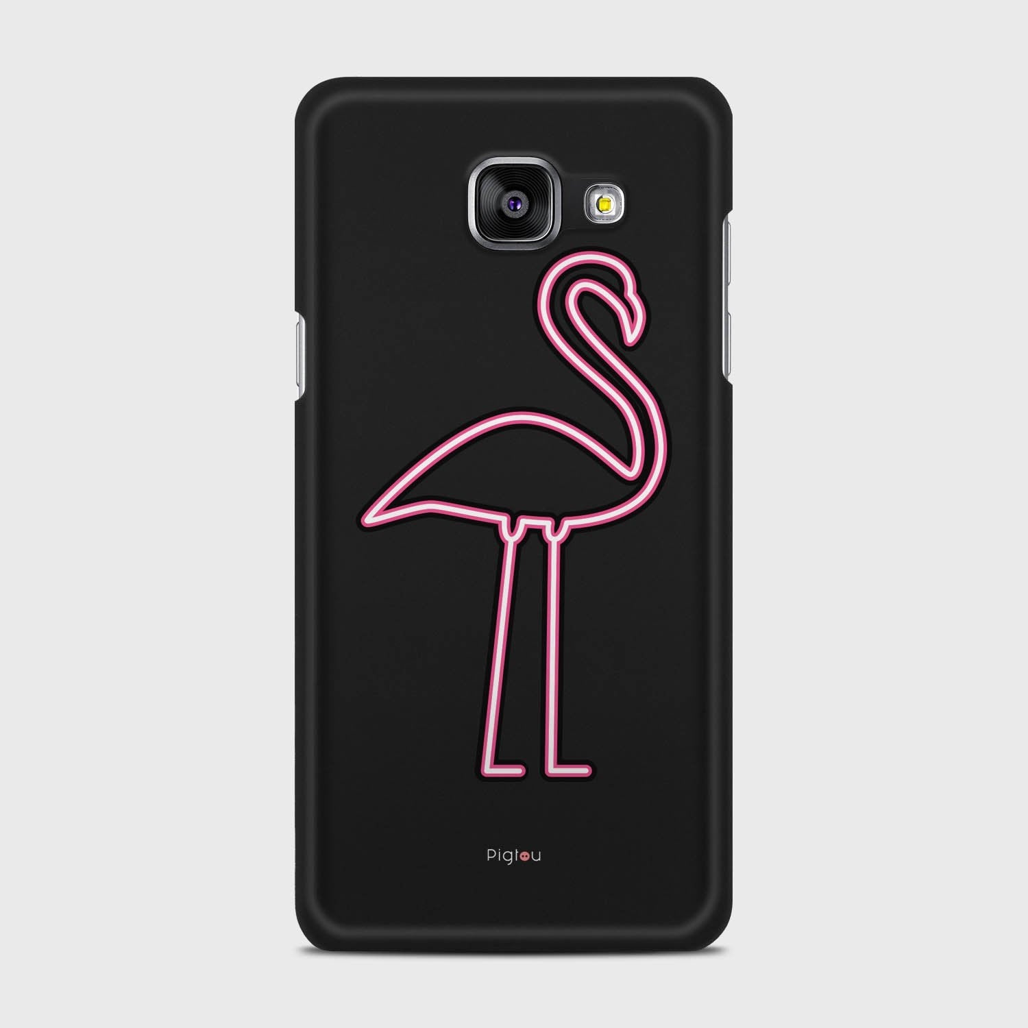 FLAMINGO SIGN Samsung Galaxy A5 (2016) case - thin fit matte black (D127)