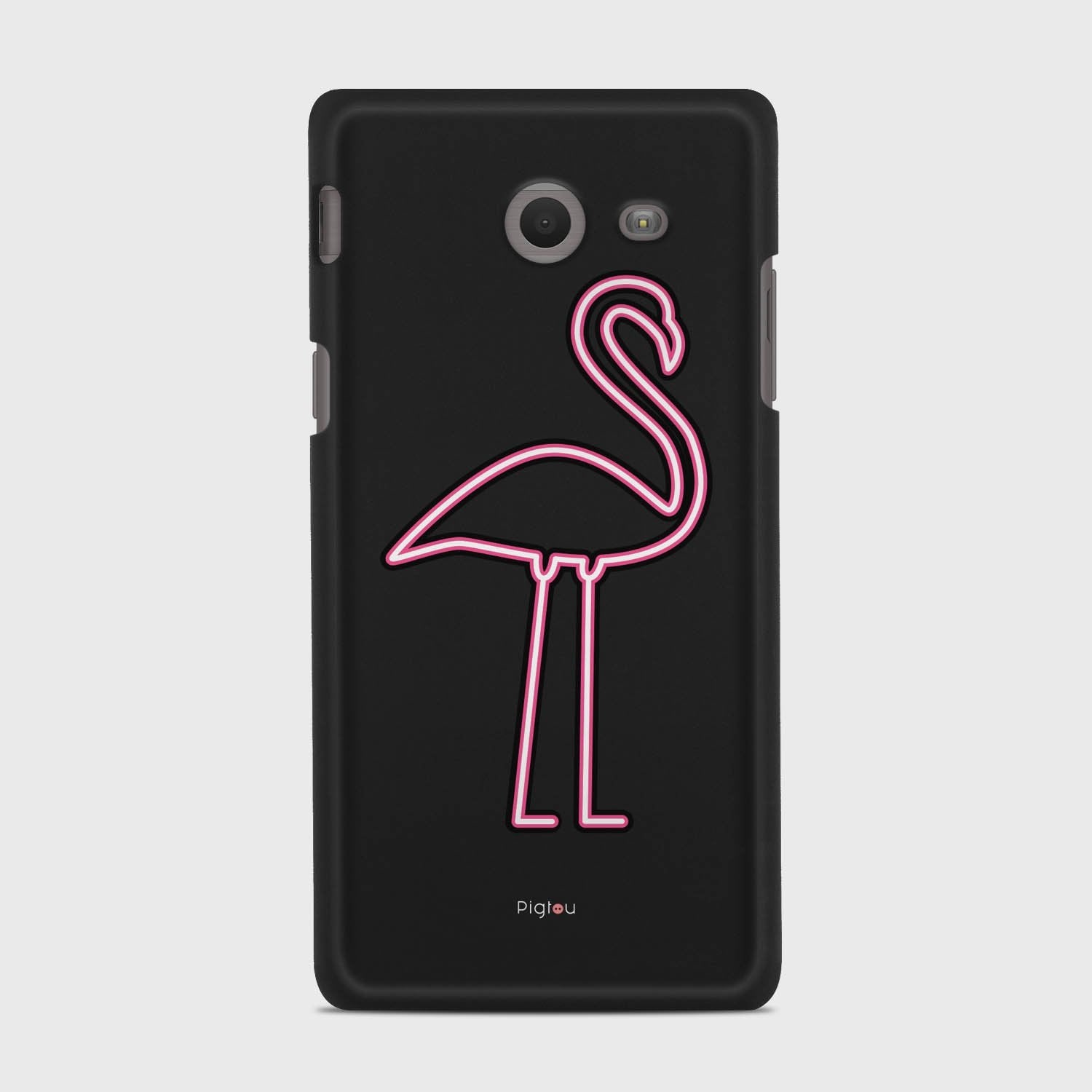 FLAMINGO SIGN Samsung Galaxy J5 (2017) Verizon case - thin fit matte black (D127)