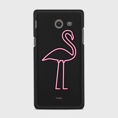 FLAMINGO SIGN Samsung Galaxy J5 (2017) Verizon case - thin fit matte black (D127)