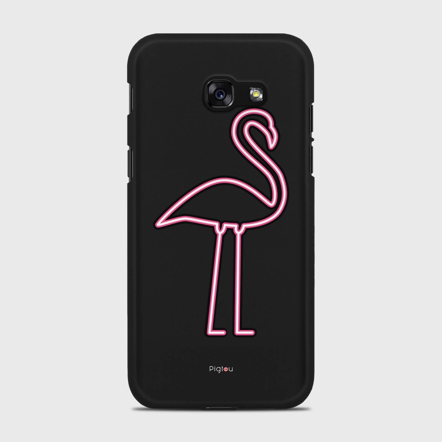 FLAMINGO SIGN Samsung Galaxy A5 (2017) case - thin fit matte black (D127)