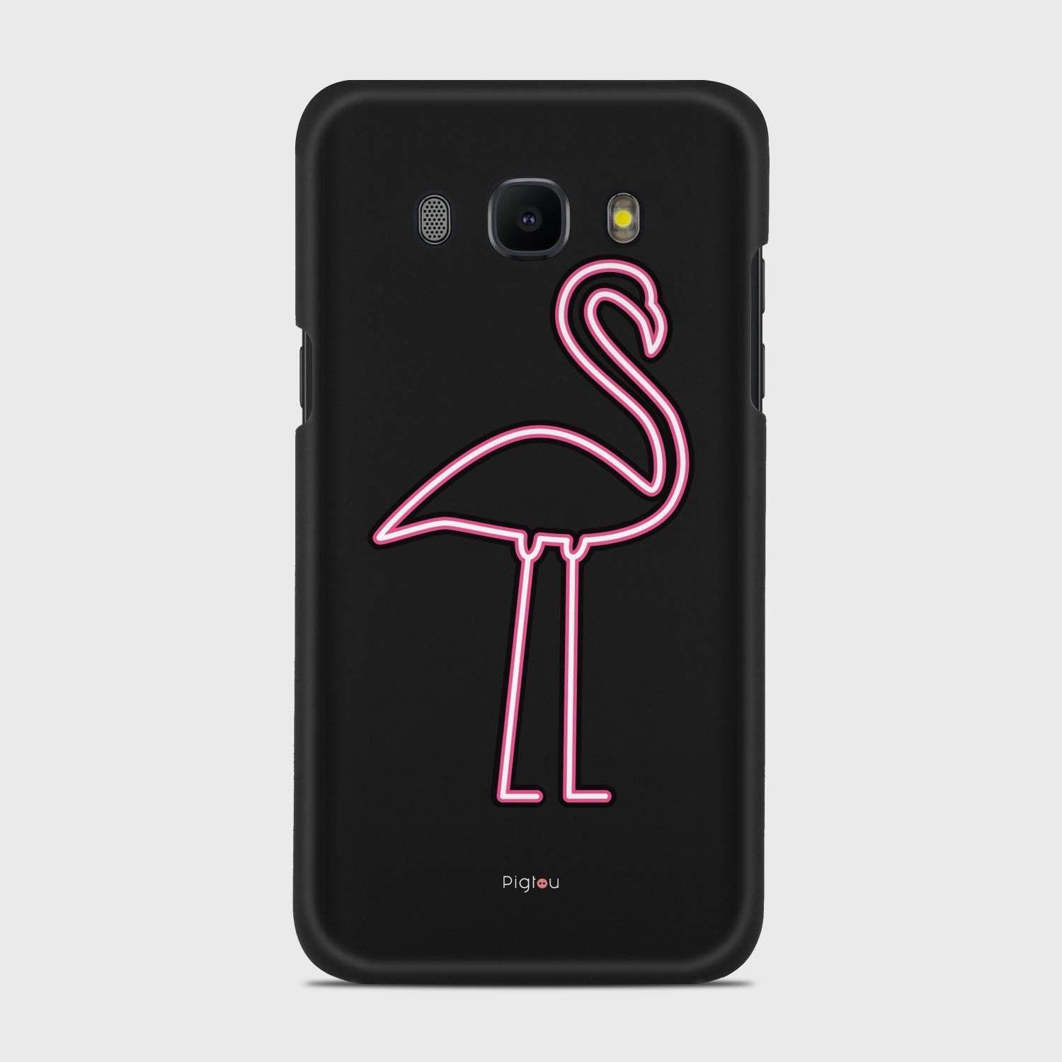 FLAMINGO SIGN Samsung Galaxy J5 (2016) case - thin fit matte black (D127)