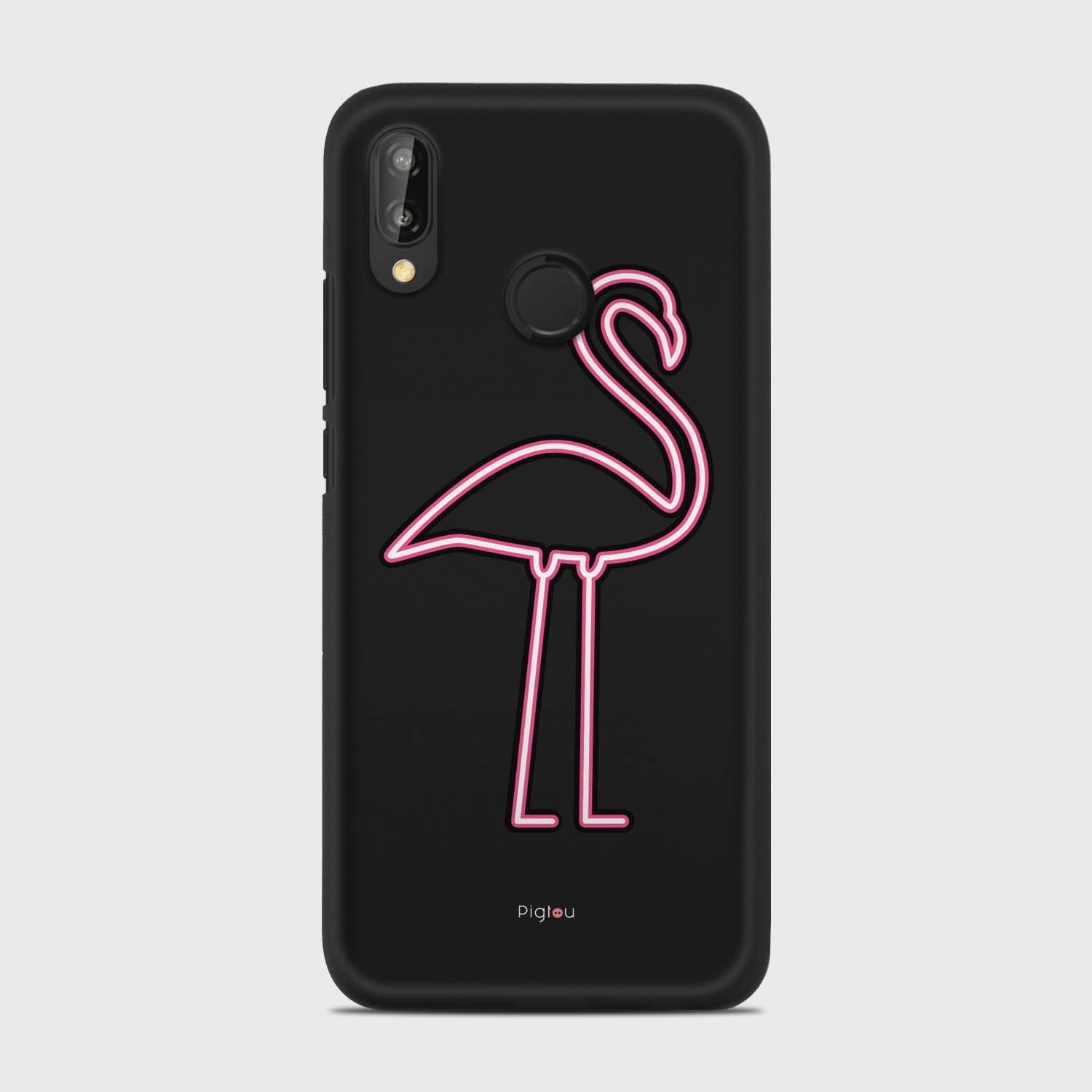 FLAMINGO SIGN Huawei P20 Lite case - thin fit matte black (D127)