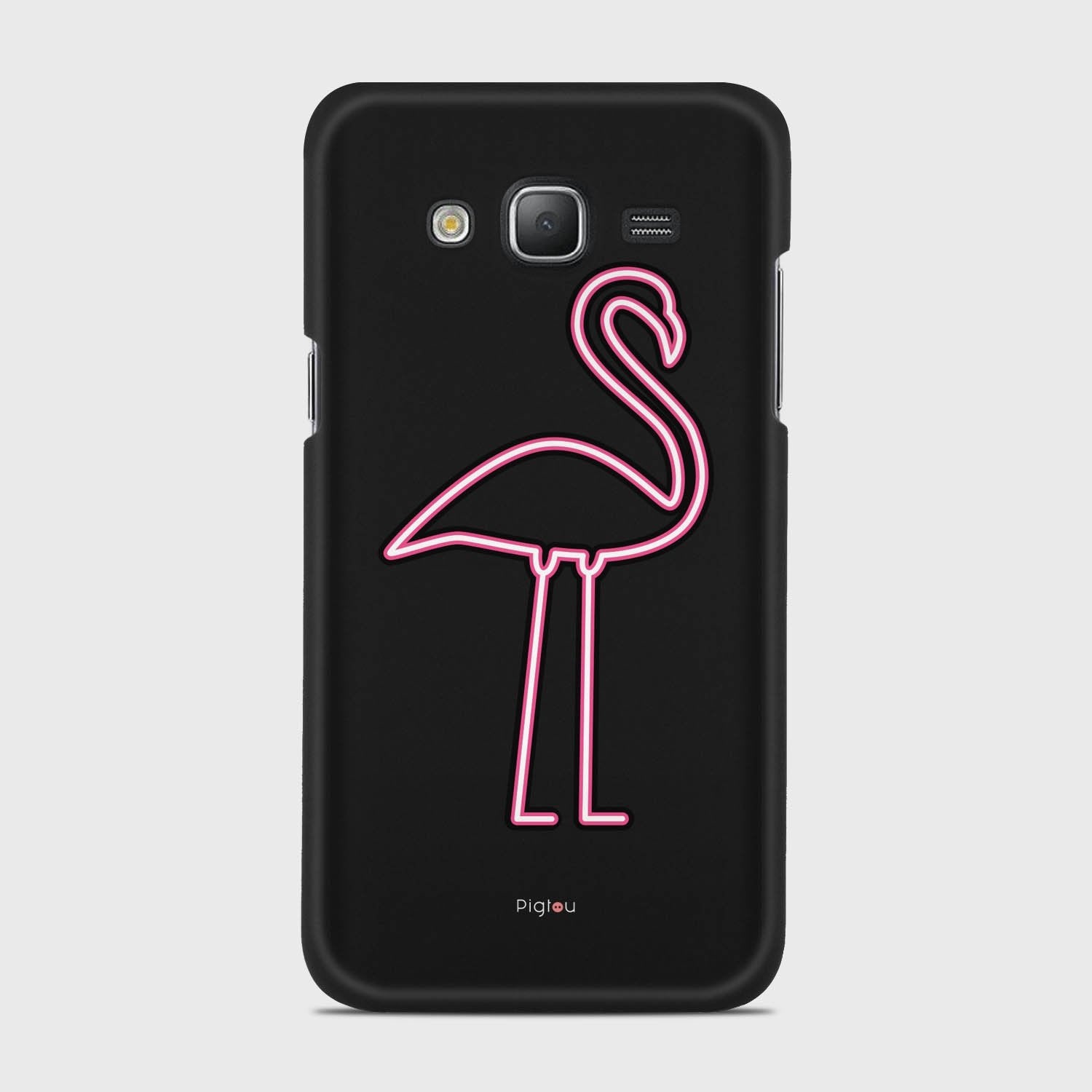 FLAMINGO SIGN Samsung Galaxy J5 (2015) case - thin fit matte black (D127)