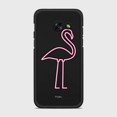 FLAMINGO SIGN Samsung Galaxy A3 (2017) case - thin fit matte black (D127)