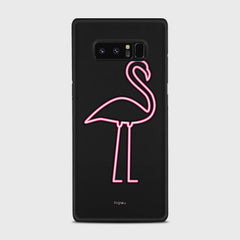 FLAMINGO SIGN Samsung Galaxy Note 8 case - thin fit matte black (D127)