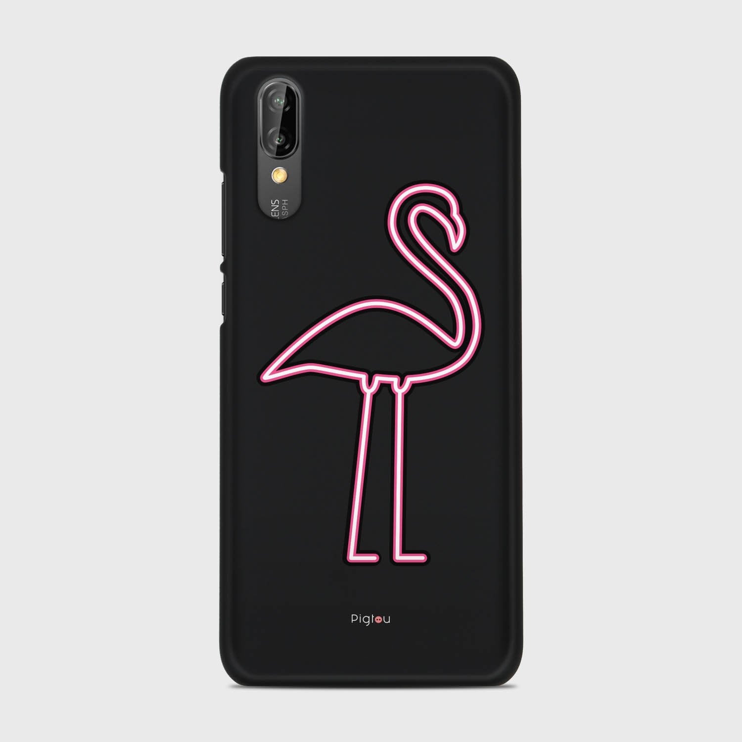 FLAMINGO SIGN Huawei P20 case - thin fit matte black (D127)