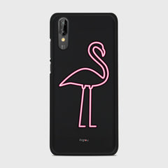 FLAMINGO SIGN Huawei P20 case - thin fit matte black (D127)