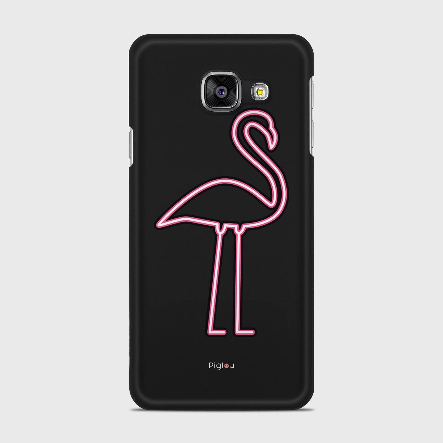 FLAMINGO SIGN Samsung Galaxy A3 (2016) case - thin fit matte black (D127)