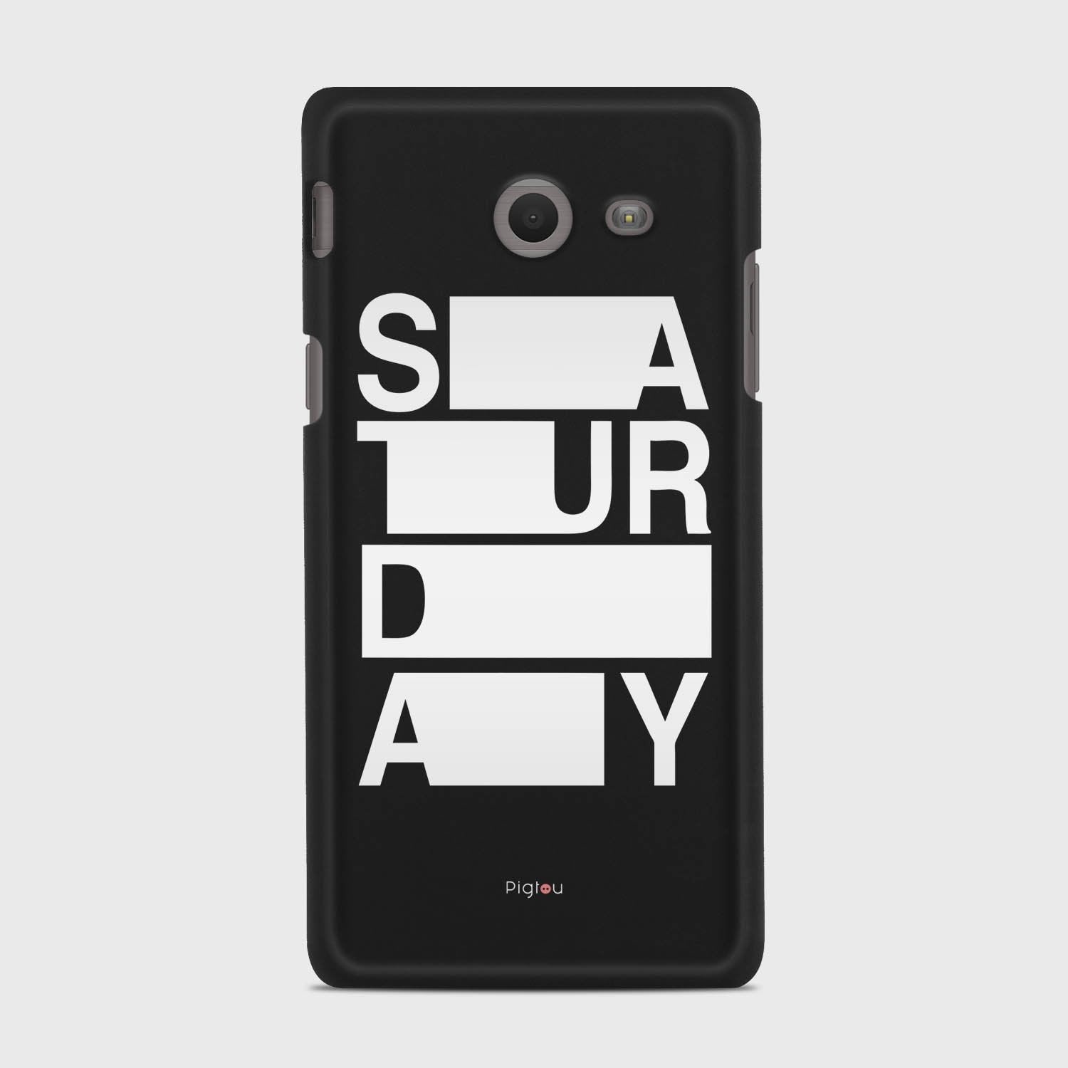 SATURDAY Samsung Galaxy J5 (2017) Verizon case - thin fit matte black (D128)